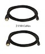 2 USB Cables for Kodak CD1013 MD41 MD81 MD853 MD863 M1063 MD1063 MX1063 ... - £8.42 GBP