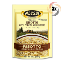 3x Packs Alessi Autentico Premium Risotto Porcini Mushrooms & Arborio Rice | 8oz - $455.78 MXN