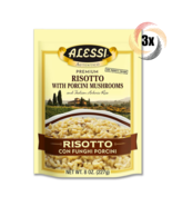 3x Packs Alessi Autentico Premium Risotto Porcini Mushrooms &amp; Arborio Ri... - $455.78 MXN