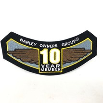 New Harley Davidson 10 Year HOG Harley Owners Group Rocker Patch Motorcy... - $11.87