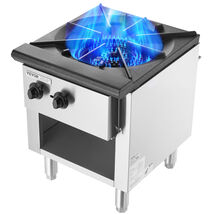 VEVOR Commercial Gas Stove with Cabinet Stainless Steel Gas Hot Plate 90... - $389.90