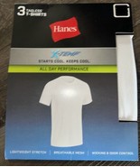 Hanes X-temp ~ Mens 3-Pack T-Shirts Crew Neck White Performance Mesh ~ 2XL - $32.34 CAD