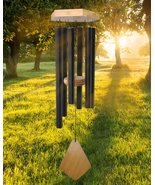 Wind Chimes Deep Tone, 30 Inches for Patio, Garden, Yard, Home Decor. Black - £50.48 GBP