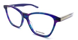 Balenciaga Eyeglasses Frames BB0029O 004 54-15-140 Multicolor Light Blue Transp - $133.67