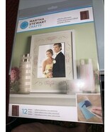 Martha Stewart Craft Glass Adhesive Silk Screens, Calligraphy Flourishes... - €18,66 EUR