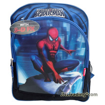 Marvel Spider Sense Spider-Man 3D FX School Backpack 2 Compartment 2 Side Pocket - £31.28 GBP