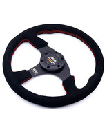 Universal Mugen 14inch/350mm Racing Car Suede Leather Tuning Drift Steer... - £70.35 GBP