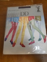 Dore Dore Strumpfhose Black Opaque Tights French Size 2 New Made in France - $17.72