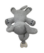 Philips Avent Soothie Snuggle Pacifier Holder Gray Elephant Plush Lovey Toy - £8.33 GBP