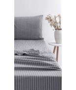 Jersey TWIN Sheet Set - Flat Sheet, 15&quot; Fitted Sheet &amp; Pillowcase - Grey... - $19.79