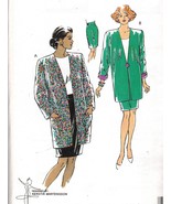 Misses Kwik Sew Career Office Work Long Jacket Pull On Skirt Sew Pattern... - $9.99