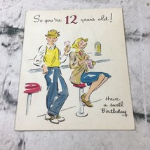 Vintage Birthday Card Used Have a Swell Birthday  - $11.88