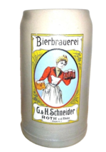 Bavarian Breweries Masskrug Multiples Vtg 2 Oktoberfest 1L German Beer Stein - £11.95 GBP