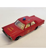Matchbox Lesney 55 59 Ford Galaxie Fire Chief with Trailer Hitch 1:64 Scale - £10.11 GBP