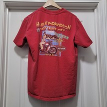 Harley Davidson Salt Lake City Utah Resort AOP Red T-shirt Mens Sz Medium - £18.09 GBP