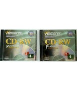 NEW! Set of 2 CD-RW Platinum Discs 650 MB 74 Min IN JEWEL CASES - £4.71 GBP