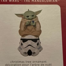 Star Wars Mandalorian Child Grogu Yoda 2021 Hallmark Ornament Christmas SAME DAY - £22.92 GBP