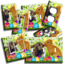 Easter Eggs Bunny Rabbits Kiss Light Switch Outlet Wall Plates Sakura Room Decor - £14.38 GBP+