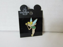 Disney Pin Wdw Tinker Bell With Wand Up On Orig Backing With Tag - £3.91 GBP
