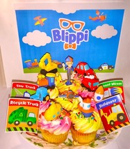 Blippi Deluxe Cake Toppers Cupcake Decorations Set of 14 - £12.73 GBP