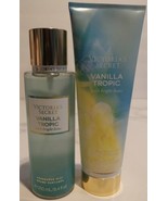 Victoria&#39;s Secret Fragrance Mist &amp; Lotion Set  Vanilla Tropic w/ Bright ... - £23.66 GBP