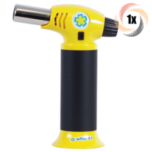 1x Torch Whip-It! Ion White &amp; Yellow Butane Lightweight Torch | Adjustable Flame - £30.85 GBP