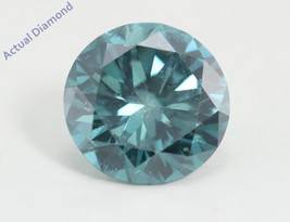 Round Loose Diamond (1.39 Ct Intence Blue(Irradiated) Si1(Enhanced)) IGL - £1,111.47 GBP
