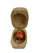 Vtg Bug Nut ladybug In Small Box Wooden Box Gag Gift Funny - $15.42 CAD