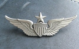 US ARMY AVIATION SENIOR AVIATOR WINGS LAPEL PIN BADGE 2.5 INCHES - £5.30 GBP