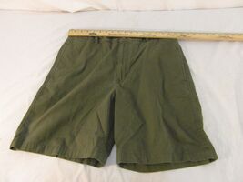 Adult Men's Junction West Casual Dark Olive Drab Green Shorts Zipper Fly... - $18.62