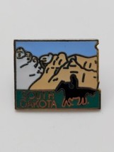 South Dakota Pin Vintage Enamel Pin  - $14.65