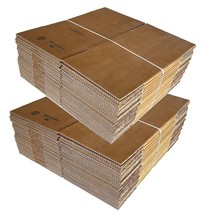 Bundle of 50 - Cardboard SHIPPING BOXES 10x10x10&quot; Edge Crush 32 Packing ... - $1,109.09 MXN