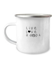 12 oz Camper Mug Coffee Funny Live Love Adopt  - £15.94 GBP