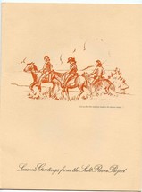 Seasons Greetings from the Salt River Project 1970 Stars Sheep Shepherds... - $37.54