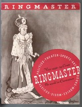 Ringmaster 5/1936-1st issue-caricatures of famous personalities-Chaplin-Hull=... - £175.41 GBP