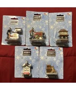 5 Hershey Holiday 2001 Christmas Ornaments - $24.75