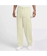 NWT men&#39;s medium nike Tech Fleece Pants Open Hem FZ7583-371 olive Straig... - $107.03 CAD