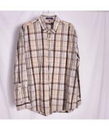 Alan Flusser Men&#39;s Plaid Button Down Shirt Size XL - £14.57 GBP