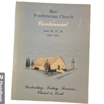 Burt Presbyterian Church Centennial 1983 Booklet History Pastors Organiz... - $7.87