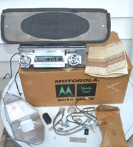 Motorola auto radio kit 1961 Chevy In box w/speaker &amp; unopened hardware ... - $247.50