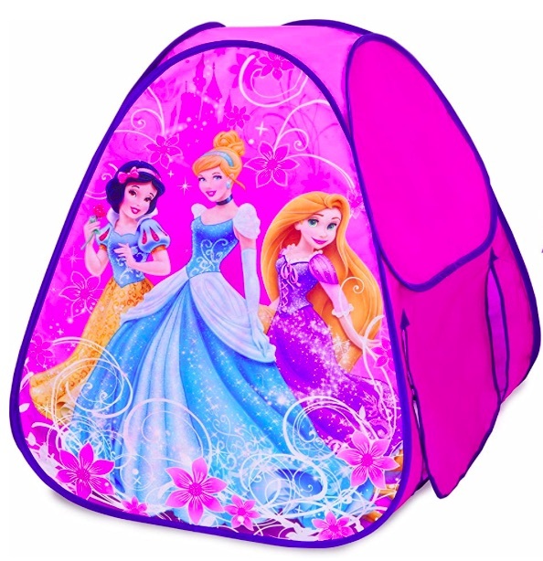 Disney Princess Hide About Pop Up Tent with Tunnel Port - Fun for Princess Play - $24.94