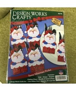 Design Works Crafts 5376 Felt Kit Santa Silverware Pocket Dining Table U... - €12,90 EUR