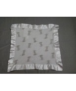 Aden + Anais Gray Elephants Muslin Security Blanket Lovey Satin Trim Mus... - $470.41 MXN