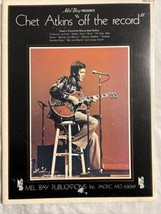 1976 Chet Atkins &quot; Spento Il Registrazione &quot; Chitarra Songbook Spartito See Full - £7.52 GBP