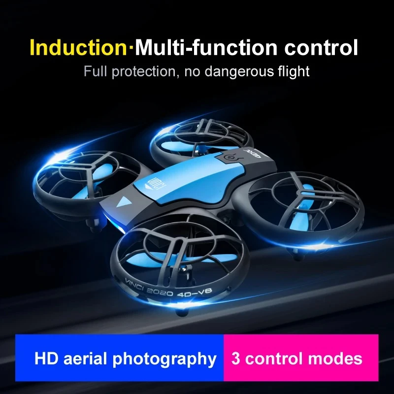Mini RC Drone Camera HD Wide Angle Camera 1080P WiFi fpv Dron Camera Height Ke - £26.88 GBP+