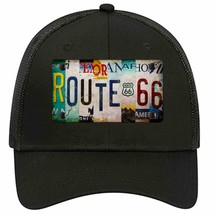 Route 66 Strip Novelty Black Mesh License Plate Hat - £23.24 GBP