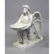 Angel With Dish Christian Catholic Statue Sculpture 19" - $197.01