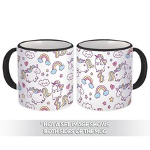 Cute Unicorns : Gift Mug Funny Animal Rainbow Magical Pattern Kids Party Favors  - £12.70 GBP