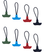 Coshar 8Pcs Heavy Duty T-Shaped Cord Zipper Pulls Zipper Tab Extension R... - $13.64