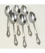 West Bend Affection Oneida Teaspoons 6&quot; Stainless Lot of 6 - $359.82 MXN